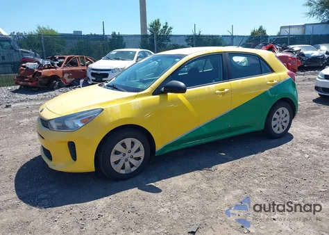2018 Kia Rio Lx z USA, uszkodzony, nr VIN 3KPA25AB8JE074660